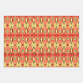 Colorful Patterned Designer Inpakpapier Vel (Voorkant 3)