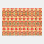 Colorful Patterned Designer Inpakpapier Vel (Voorkant)