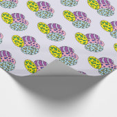 Colorful Patterned Easter Egg Cadeaupapier (Hoek)