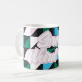 Colorful Patterned Sorry, raar Fart Funny Koffiemok (Voorkant links)