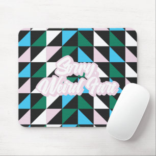 Colorful Patterned Sorry, raar Fart Funny Muismat