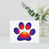 COLORFUL PAW BRIEFKAART (Staand voorkant)