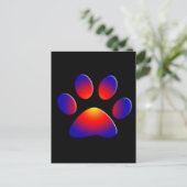 COLORFUL PAW BRIEFKAART (Staand voorkant)