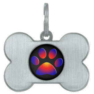 COLORFUL PAW HUISDIEREN NAAMPLAATJE