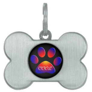 COLORFUL PAW HUISDIEREN NAAMPLAATJE