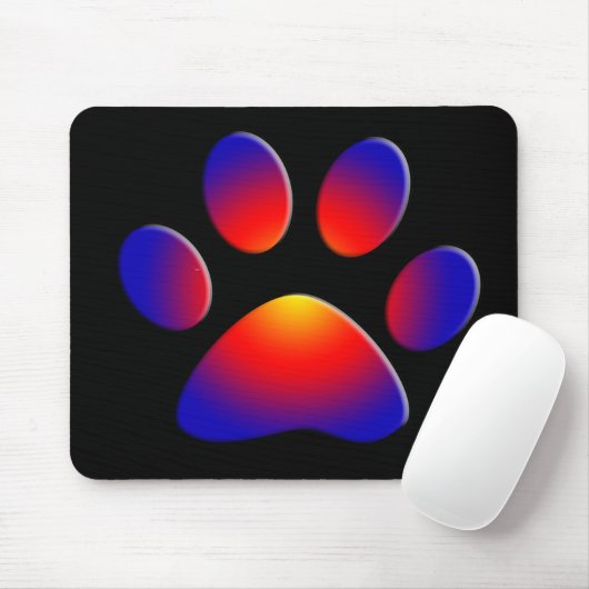 COLORFUL PAW MUISMAT (Met muis)