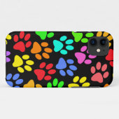 Colorful Paw Prins Collage Case-Mate iPhone Case (Achterkant (horizontaal))
