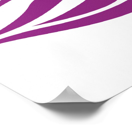 Colorful peace ock and cherry blossom poster (Hoek)