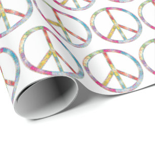 Colorful Peace Sign Cadeaupapier
