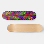 COLORFUL PEACE SIGN COLLAGE PERSOONLIJK SKATEBOARD (Horizontaal)