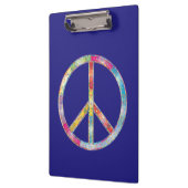 Colorful Peace Sign Klembord (Links)