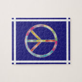 Colorful Peace Sign Legpuzzel (Horizontaal)
