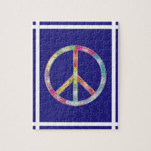 Colorful Peace Sign Legpuzzel
