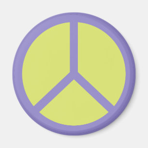 Colorful Peace Sign magnet