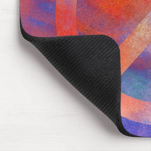 Colorful Peace Sign Muismat (Hoek)