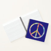 Colorful Peace Sign Notitieboek (Binnen)