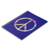 Colorful Peace Sign Notitieboek (Linkerzijde)