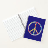 Colorful Peace Sign Notitieboek (Binnen)