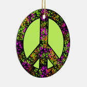 Colorful Peace Sign Ornament (Rechts)