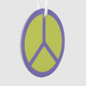 Colorful Peace Sign-ornament Ornament (voorkant)