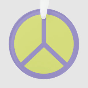 Colorful Peace Sign-ornament Ornament