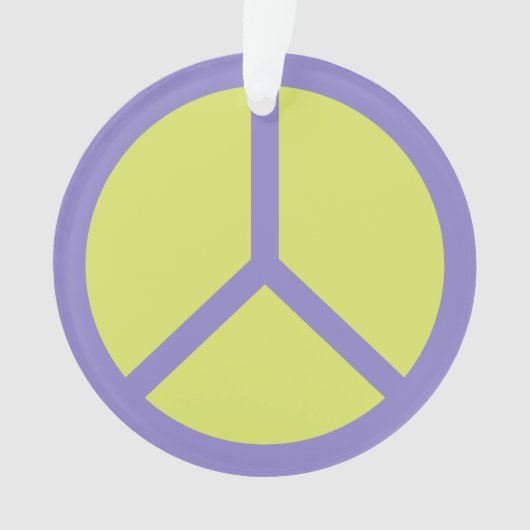 Colorful Peace Sign-ornament Ornament (voorkant)