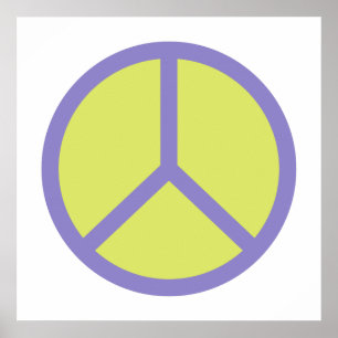 Colorful Peace Sign-poster Poster