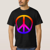 Colorful Peace Sign T-shirt (Voorkant)