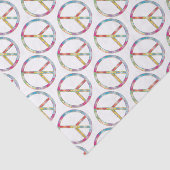 Colorful Peace Sign Tissuepapier (Detail)