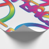 Colorful Peace Symbol Cadeaupapier (Hoek)