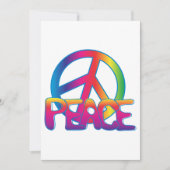 Colorful Peace Symbol Kaart (Voorkant)