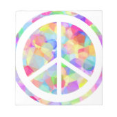 Colorful Peace Symbol Notitieblok (Voorkant)