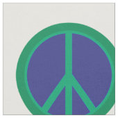 Colorful Peace Symbols Stof (Close Up)