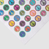Colorful Peace Symbols Tissuepapier (Detail)