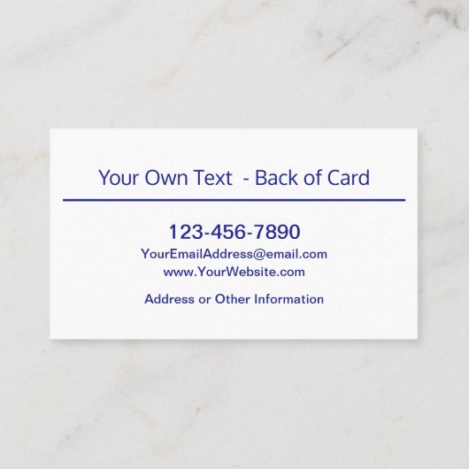 Colorful Peace Symbols Visitekaartje (Achterkant)