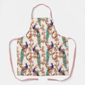 Colorful Peacock Apron Schort (Voorkant)