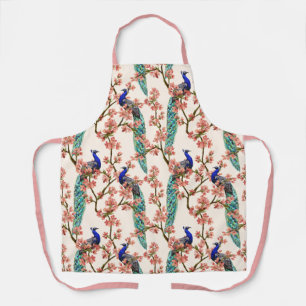 Colorful Peacock Apron Schort