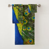 Colorful peacock bad handdoek (Insitu)