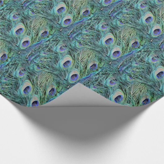 Colorful Peacock Cadeaupapier (Hoek)