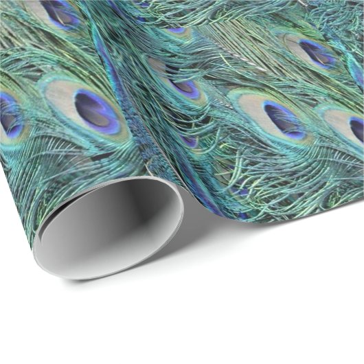 Colorful Peacock Cadeaupapier (Rol Hoek)