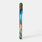 Colorful Peacock Feather Eyespot iPhone 16 Hoesje (Rechterkant)