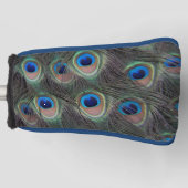 Colorful Peacock Feather Eyespot Pattern Golfheadcover (Voorkant)