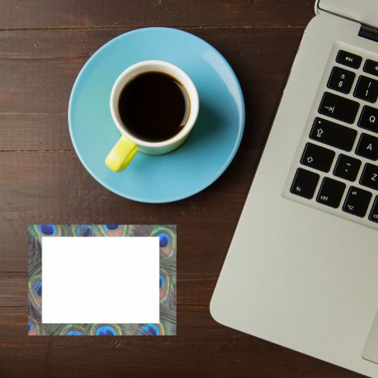 Colorful Peacock Feather Eyespot Pattern Post-it® Notes