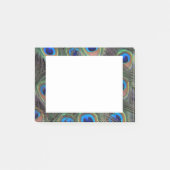 Colorful Peacock Feather Eyespot Pattern Post-it® Notes (Voorkant)