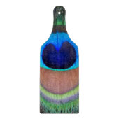 Colorful Peacock Feather Eyespot Snijplank (Voorkant)