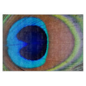 Colorful Peacock Feather Eyespot Snijplank (Voorkant)