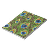 Colorful Peacock Feathers Print Notitieblok (Linkerzijde)