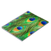 Colorful Peacock Feathers Print Notitieboek (Linkerzijde)