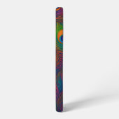 Colorful Peacock Feathers Samsung Galaxy Hoesje (Linkerkant)