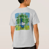 COLORFUL PEACOCK KINDER SHIRT (Achterkant)